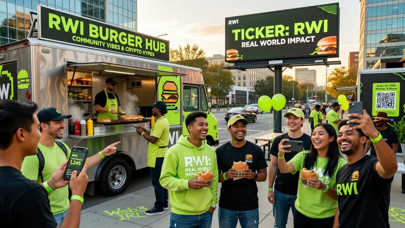 RWI burger hub and city billboard