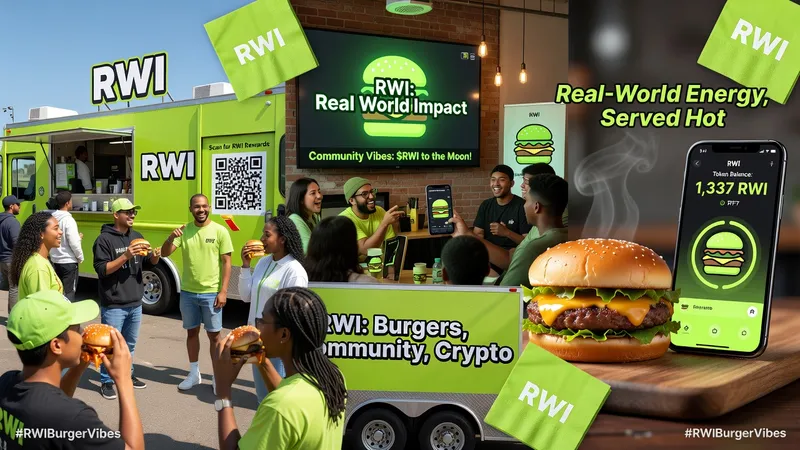RWI community collage and burger vibes